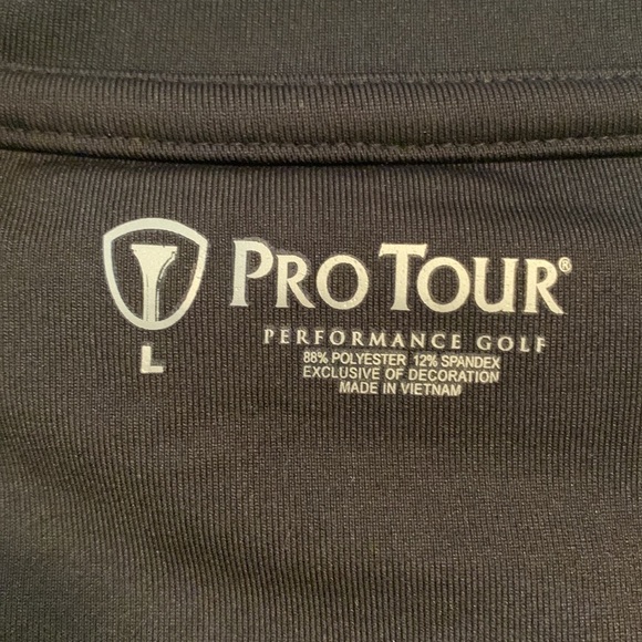 Pro Tour Performance Golf Vest Shirt Top V Neck Sleeveless Men's Large - Picture 8 of 13